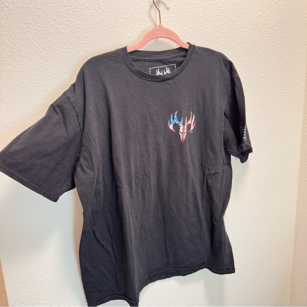 4/$20 Buck Wear Men’s X-Large Black Graphic T-Shirt Casual - Picture 2 of 8
